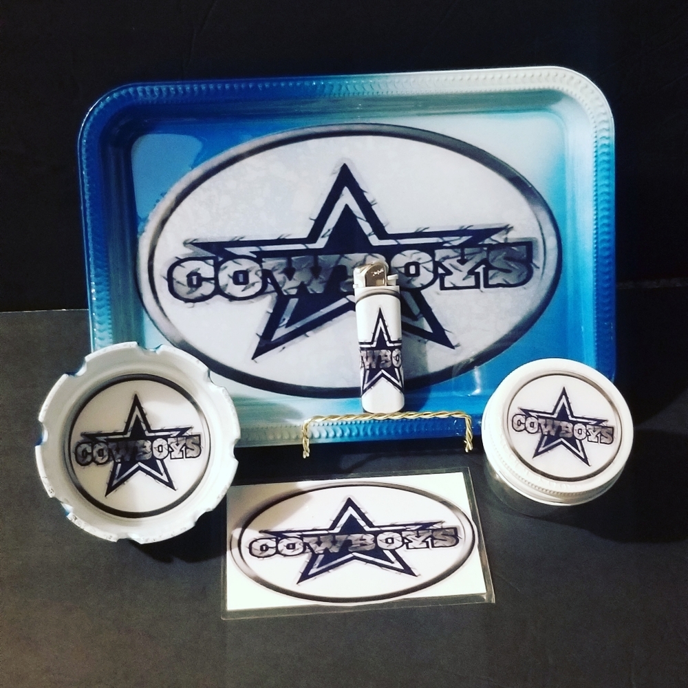 Rolling tray set
